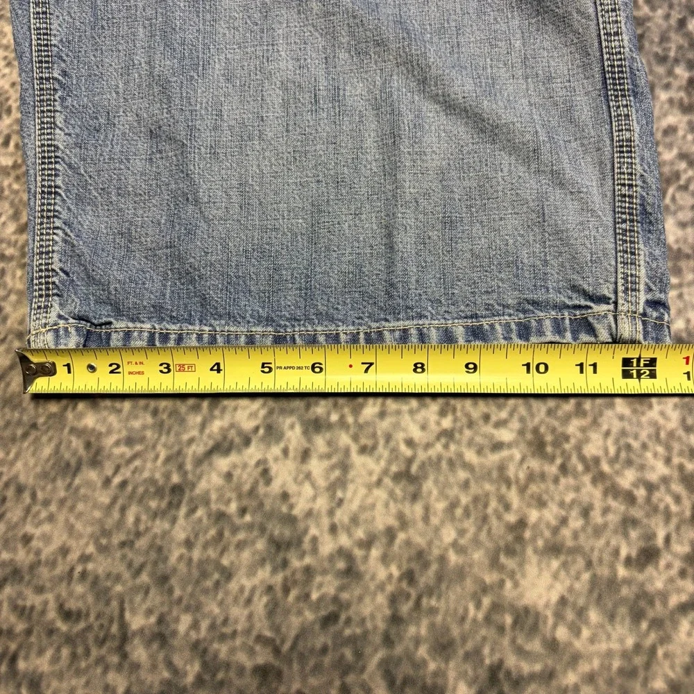 Levi's Worker Shorts Denim Mens 38 Blue Long Baggy Workwear Skater Jorts VTG Y2K